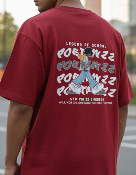 Legend of School Poetzz Oversized Tee