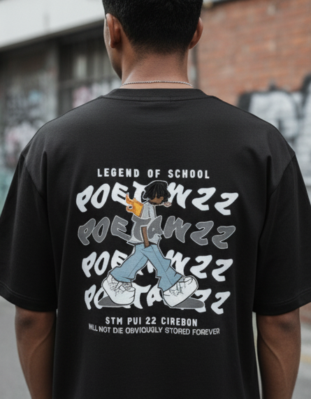 Legend of School Poetzz Oversized Tee