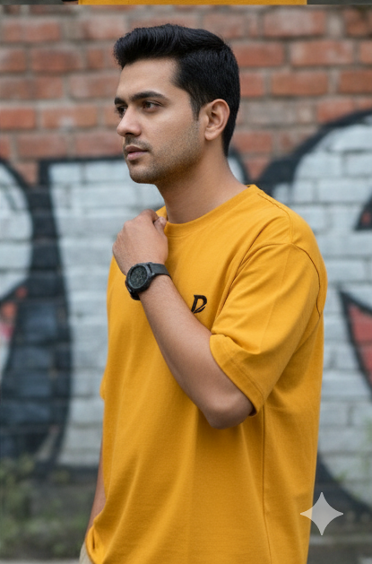 Retro Roadster Oversized Cotton Tee