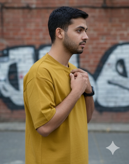 Retro Roadster Oversized Cotton Tee