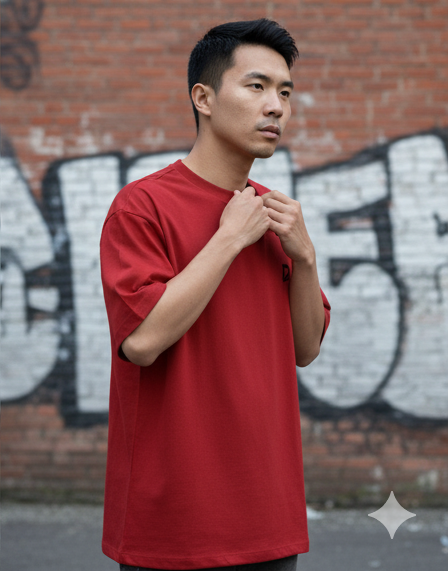 Retro Roadster Oversized Cotton Tee