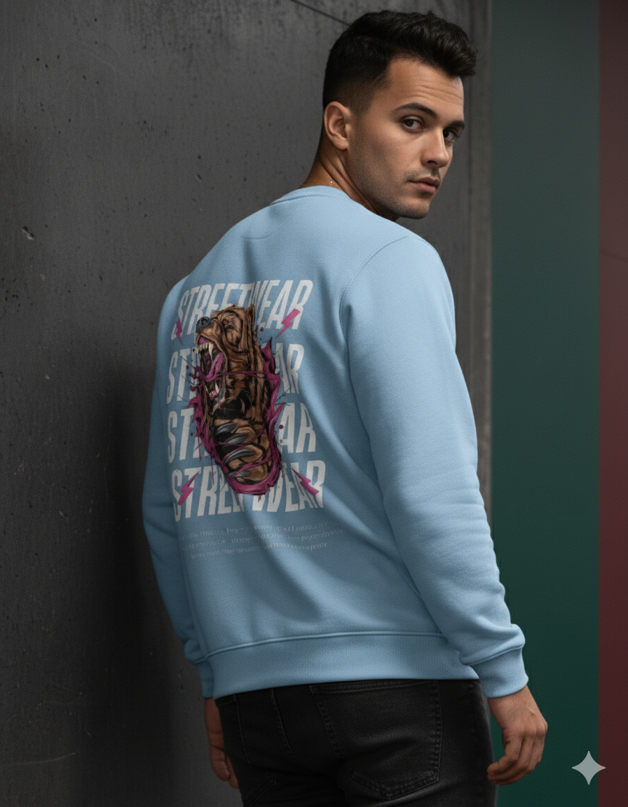 Dravon Streetwear Bear Sweatshirt