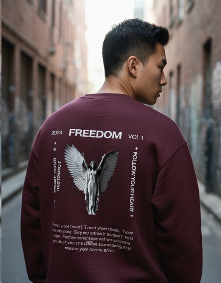 Dravon Freedom Angel Sweatshirt